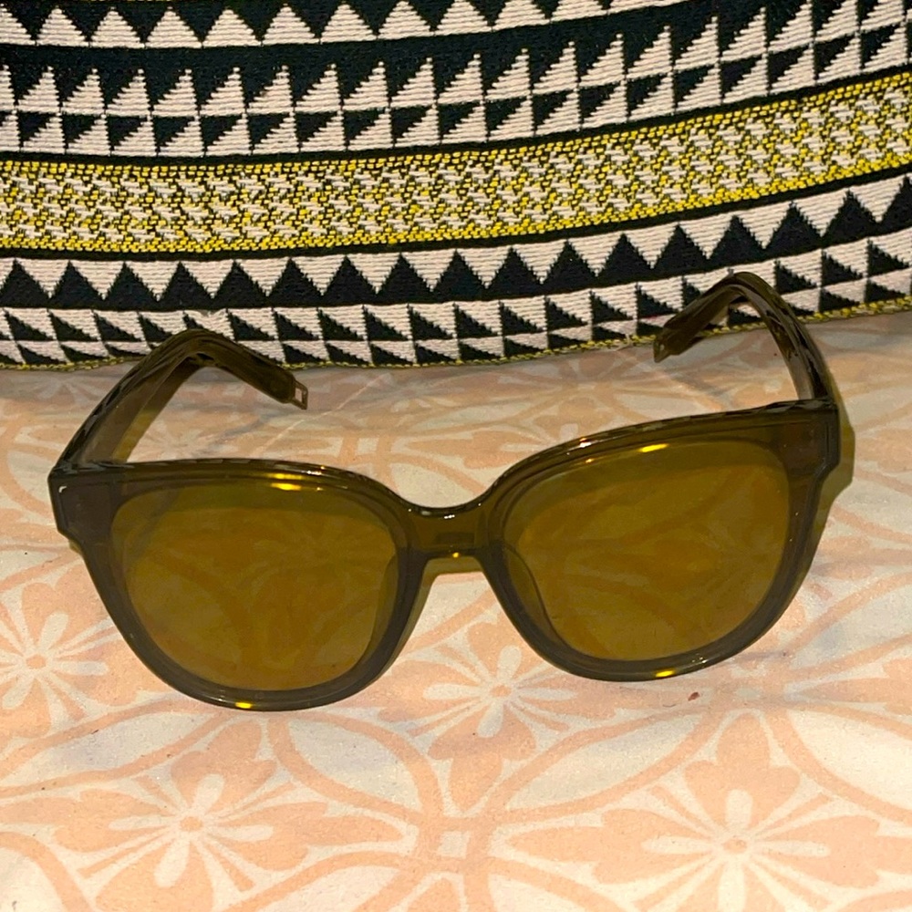 Lime green sunglasses